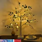 24 LED Warm White Night Light Fairy Bonsai Tree Bedside Table Lamp Room Decor AU