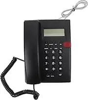 Tofficu 1 Set Telephone Stand Phones Cordless Landline Phone Big Numbers Mobile Car Phone Holder Station Cable Radio Retro Cordless Phone Decor Dialer Charger Machine Abs Black