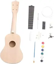 ERINGOGO Diy Ukulele Kit 21 Inch Hawaii Guitar Basswood Material Easy to Assemble for Boys and Girls Adults