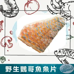 【Hello ocean】野生鸚哥魚 魚片8包組(200-300g/包/1片1包-凍)