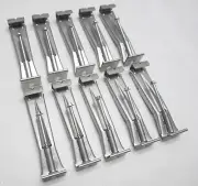 10 Qty 5” Quick Screw Aluminum Gutter Hidden Hanger Hook Bracket K-5, FREE SHIP!