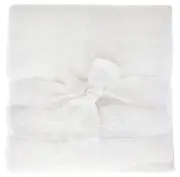 Bamboo Washcloths Set - White by Cariloha for Unisex - 3 Pc Towel