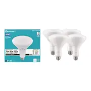 LED Flood Light Bulb BR40 Dimmable 75W 90W 120W Selectable Color 4 Pack