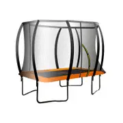 Kahuna Trampoline 8 Ft X 11 Ft Rectangular Outdoor - Orange