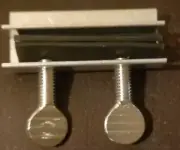 Security Double Thumbscrew Window Sliding Door Lock Baby Proof