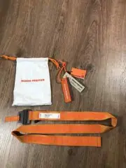 Heron Preston New Tape Logo Patch-Detail Belt