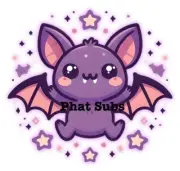 Sublimation Print Cute Purple Bat Ready To Press Heat Transfer