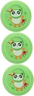 OHPHCALL 3pcs Fun Activities Throwing Disc Outdoor Throwing Toy Dog Throwing Toy Flying Foam Discs Flying Disc for Practicing Flying Boomerangs Throwing Training Disc Green Eva