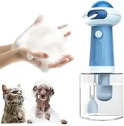Electric Dog Soap Dispenser, Automatic Dog Cleaning Foam Machine, Dog Shampoo Sprayer for Dog and Cat Bathing, Shampoo Foamer for Pet Bathing, Bathroom, Kitchen Sink, Toilet Cleaning