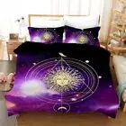 Galaxy Medusa Quilt/Duvet/Doona Cover Set Single Double Queen King Size