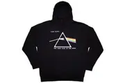 Pink Floyd Unisex Adult Dark Side Of The Moon Courier Pull Over Hoodie (Black) - UTRO12842