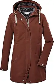 [G.I.G.A. DX] Women's Softshell Parka/Outdoor Jacket with Hood, Autumn Leaves, 50