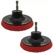 2PCS 4In Backing Pad with M10 Drill Adapter for Quick and Easy Buffing