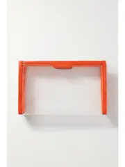 [Anya Hindmarch] Anya Hindmarch - + Net Sustain Loose Pocket Things Leather-trimmed Recycled Tpu Pouch - Clear - One size One size Neutrals