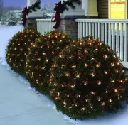 Nwt Holiday Time 150 Clear Net Lights Lighted Area 6 FT X 4 FT Green Wire 1 Box