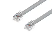 Monoprice Phone Cable, RJ12 (6P6C), Straight for Data - 25ft