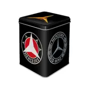 Nostalgic-Art Tea Tin Mercedes-Benz Logo Evolution