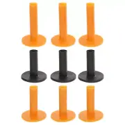 9 Pcs Golf Chipping Practice Net Tee Random Inner Shape Tees Skills