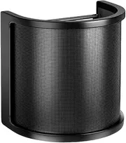 rophone Filter - rophone Windscreen Cover | Handheld Shield Noise Cancelling Double-Layer Protection Cover for Recording Performance Home Studio Podcasting Karaoke Music
