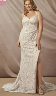 Azazie Myra Bridal Gown Custom Size 16