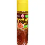 【亞菈小舖】韓國零食 不倒翁 韓式洋釀甜辣炸雞醬 490G【優】