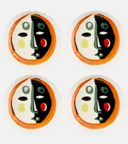 [Serax] Serax Feast Face 1 Extra Small set of 4 plates