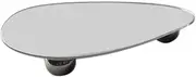 JISADER Elegant Mirror Tray for Vanity and Home Decor, Unique Design