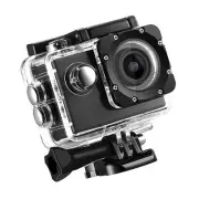 (Black)K1080HD 12MP Underwater Waterproof Video Camera Outdoor Diving FA