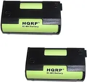 HQRP 2-Pack Battery Compatible with Sennheiser BA2015 / BA 2015 EK 100 G2, ew 100 G2, ew 100-ENG G3, EK 300 IEM G3, EK 500 G2, ew 145 G2, ew 145 G3, ew 152 G2, SK 2000 Headphones Receiver