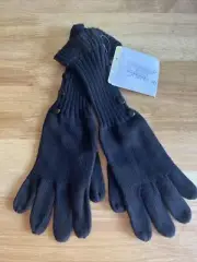 BP Nordstrom Women’s Black Knit Gloves NWT Sz O/S