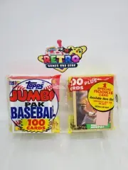 *NEW* 1987 Topps Baseball Jumbo Pack - Poss. Bonds, Jackson RC? 100+1 Cards! JOT