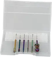 Beavorty Nail Art Drill Bits Grinding Tools Set 6pcs for Professional Home Manicure