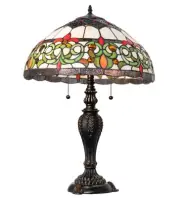 Meyda Tiffany 256646 Creole 2 Light 9" Tall Buffet Table Lamp
