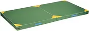 Frediuo Gymnastics Mat Fitness Mat Gym Mat Sturdy Muscle Training Bodybuilding Somersault Mat Folding Exercise Mat for Home Children