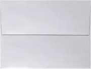 LUXPaper A7 Invitation Envelopes | Peel & Press | 5 1/4" x 7 1/4" | Silver Metallic | 80lb. Text | 50 Qty