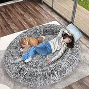 TheNapBed Human Size Pet Bed Calming Mattress Sofa Sleeping Floor Mat Cushion