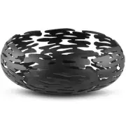 NEW Alessi Barknest Basket Black 21x7cm