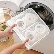 Washing machine, machine washing, shoe protection, shoe washing bag, anti deformation shoe cover, mesh bag, combined with washing and drying, can be hung and dried