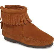 Minnetonka Back Zip Boot