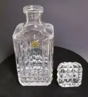 Decanter Karaffe & Top Villandry Cristal D’Arques 10" Lead Crystal New w/o box