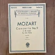 Mozart Concerto No.9 In Be Major For Piano Two Piano Score Vol 1704
