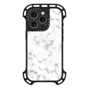 iPhone 16 Pro Ultra Bounce Case MagSafe Compatible Classic White Marble