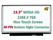 New Dell 13.3" B133XTN02 .1 eDP WXGA Laptop LED LCD Screen Display DP/N: G1H9N