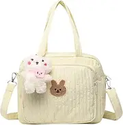 Diaper Messenger Bag - Large Nursery Storage Bin Basket Portable Holder Tote Bag,Tote Bag, Multi-Pocket Car Organizer for Boy, Girl, Nursery