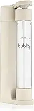 bubliq Beige Water Carbonator with 1 Litre Bottle, Minimalist Design, Sparkle Anything