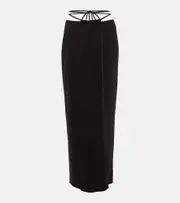 [Jade Swim] Jade Swim Avi jersey wrap skirt AU 16 black