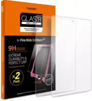 Spigen Screen Protector for Fire Kids edition 7 Tablet / 2 Pack / Tempered Glass