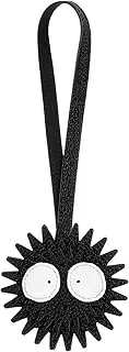 [HJZHII] Cute Leather Black Briquette Bag Charm, Fashionable Versatile Bag Accessories Purse Charm for Decorate Backpacks Crossbody Bag Shoulder Bag Keychain Car Accessories, Black