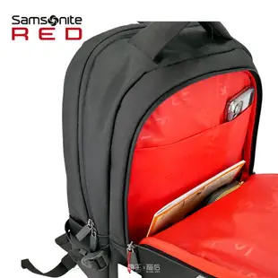 Samsonite Red 新秀麗 14吋筆電包 後背包 商務包 筆電包 公事包 AU8*08001 (灰/藍/黑)