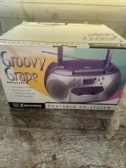 Emerson Portable CD System PD6511P Groovy Grape New In Box